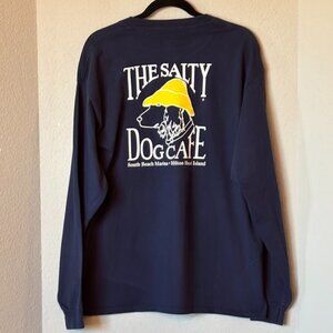 Salty Dog Cafe Hilton Head Long Sleeve Tee XL Navy Blue
